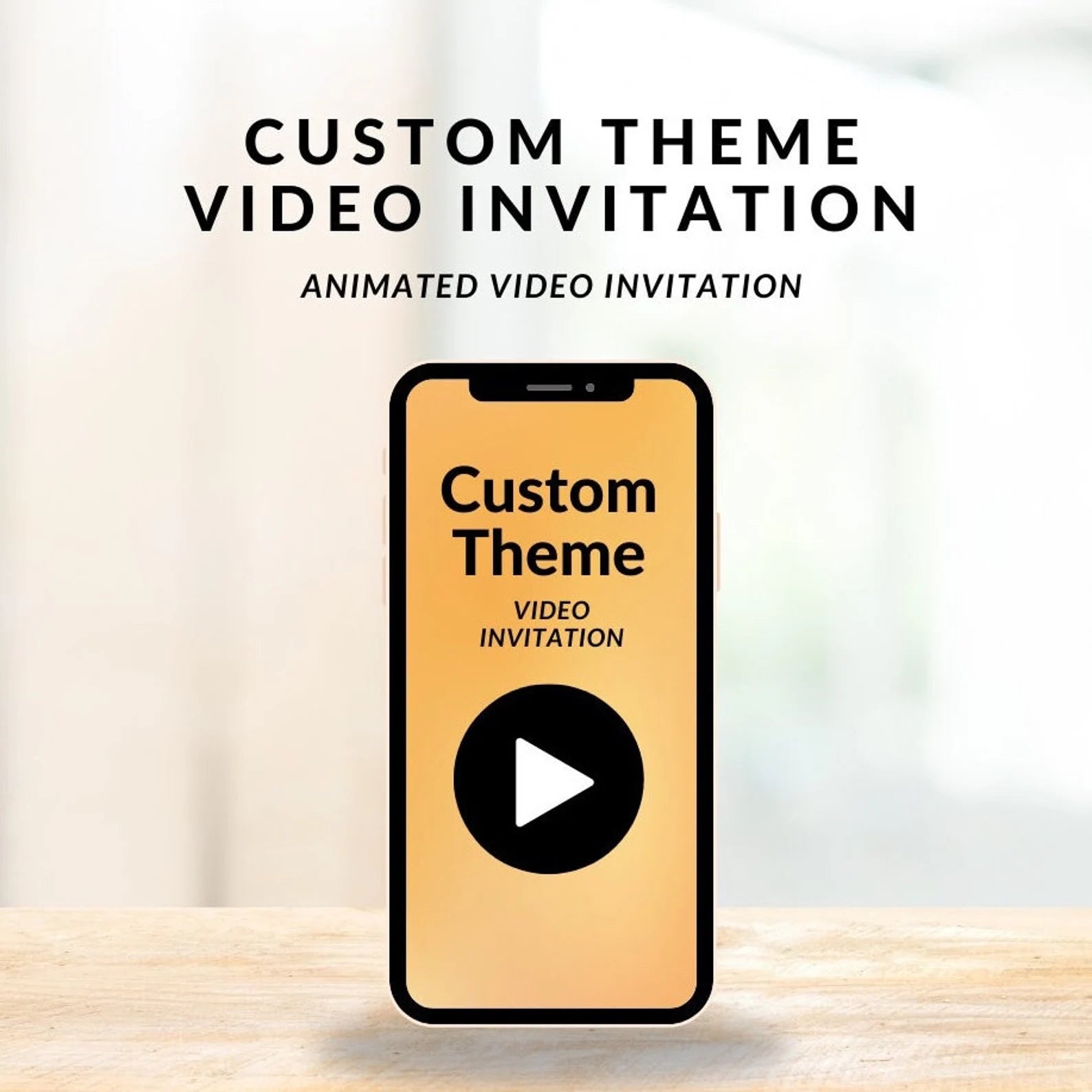 Custom Video Invitation – I Edit Everything for You! Digital Video Invite for all Occasion – Send via SMS, WhatsApp & Email