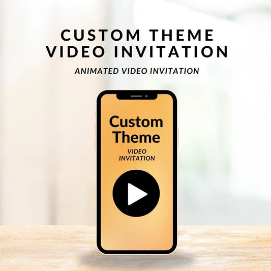 Custom Video Invitation – I Edit Everything for You! Digital Video Invite for all Occasion – Send via SMS, WhatsApp & Email
