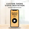 Custom Video Invitation – I Edit Everything for You! Digital Video Invite for all Occasion – Send via SMS, WhatsApp & Email