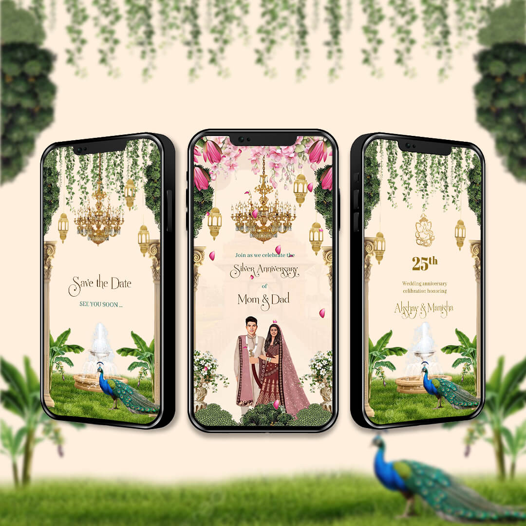 Anniversary Video Invitation | Elegant Template | AI-1399