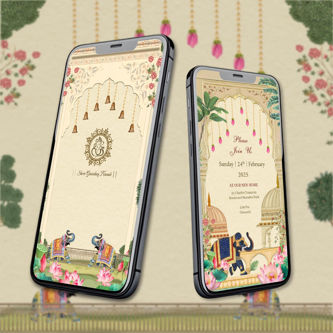 House Warming Ceremony Invitation Video | Animated | AI-1411