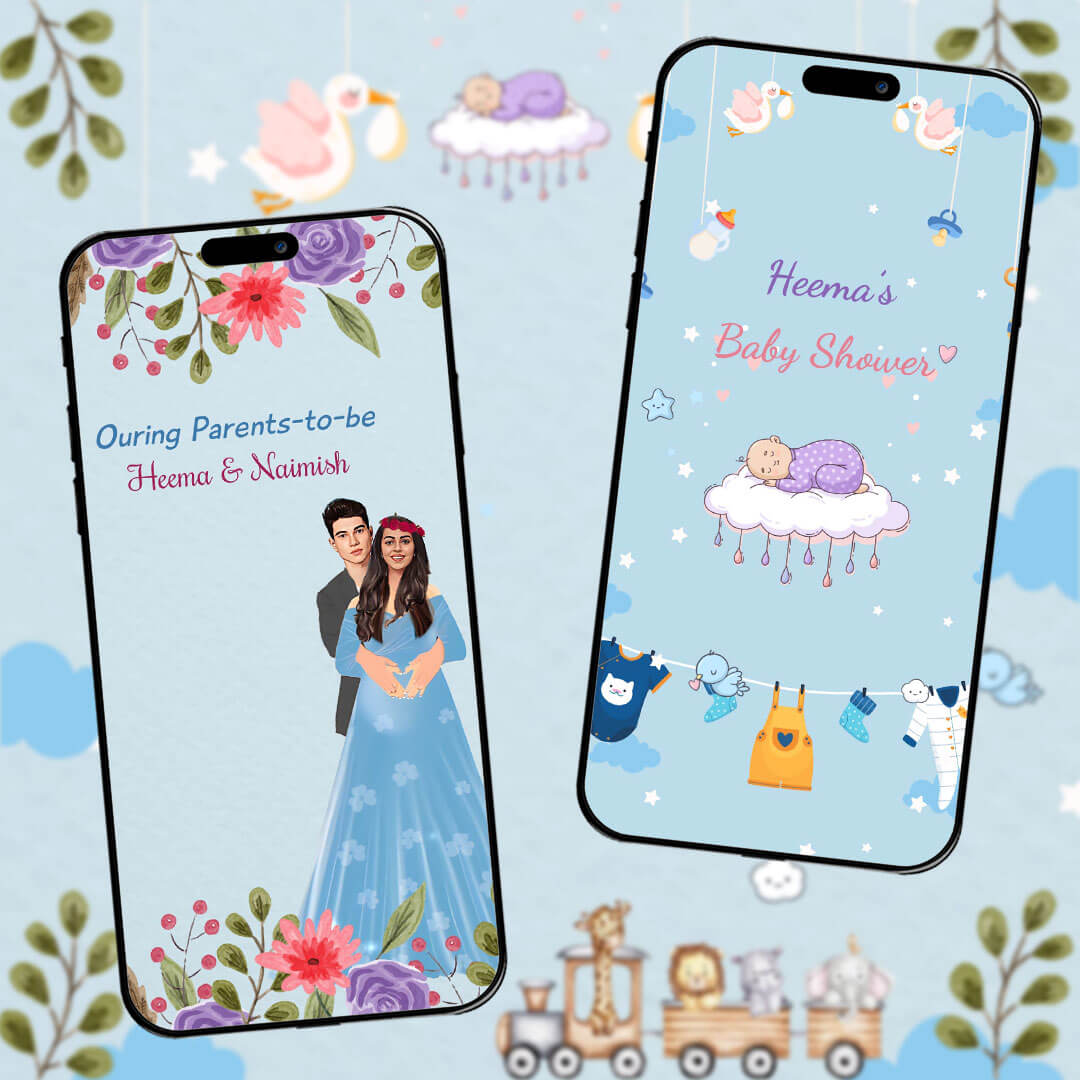 Baby Shower Invitation Video | Personalized | AI-1068