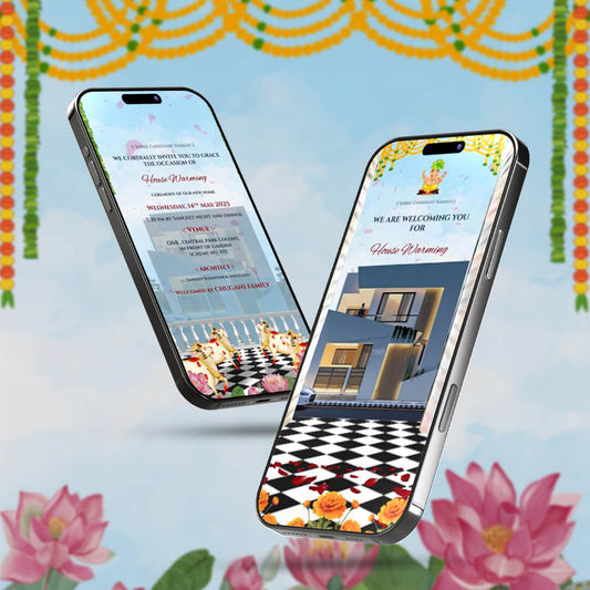 House Warming Ceremony Invitation Video | Griha Pravesh | AI-1471