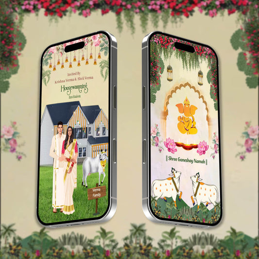 House Warming Ceremony Invitation Video | New Home |  AI-1400