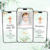 Baptism Ceremony Invitation Video | Digital Christening Invite | AI-1079