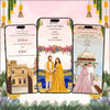 Rajasthani Wedding Invitation Video | Floral | AI-1503