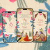 Digital Wedding Invitation Video | cultural motifs| AI-1397