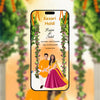 Haldi & Mehendi Ceremony Invitation Video | Aura | AI-1231