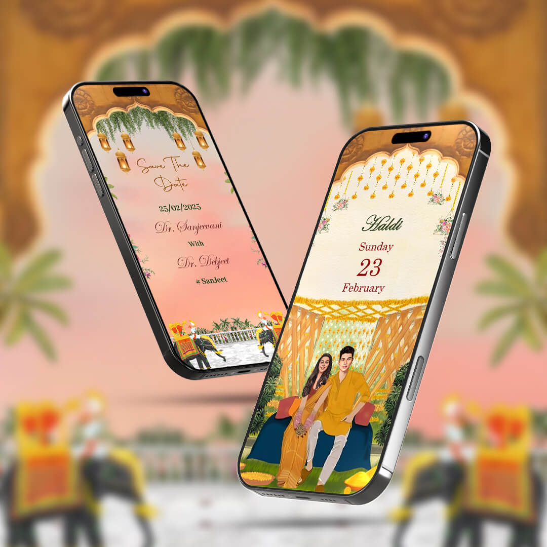 South Indian Wedding Invitation Video | Traditional Invite| AI-1402