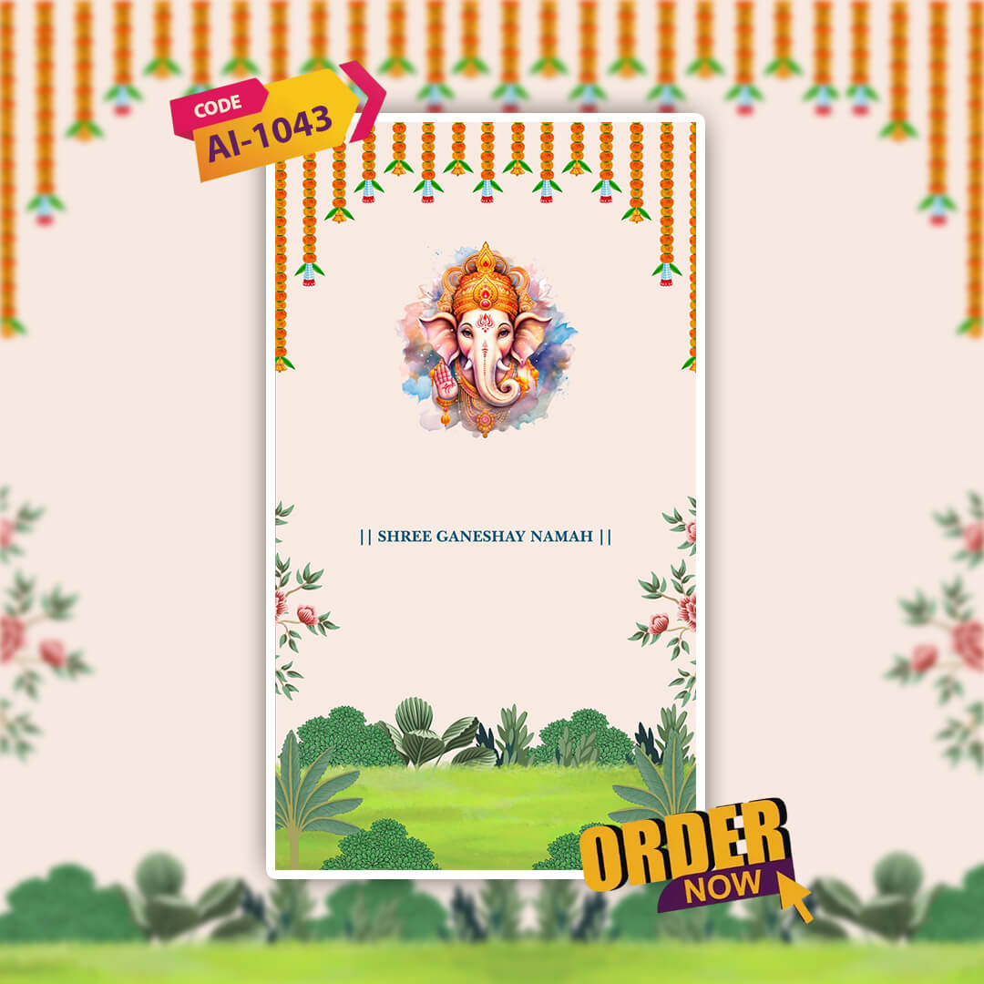 Thread Ceremony Invitation Video | Upanayanam Digital Invite | AI-1043