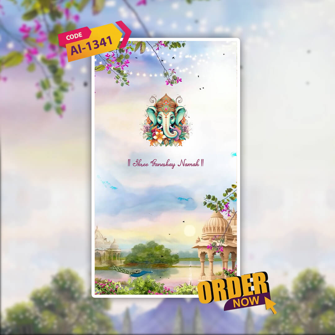 Digital Wedding Invitation Video | Magical Theme | AI-1341