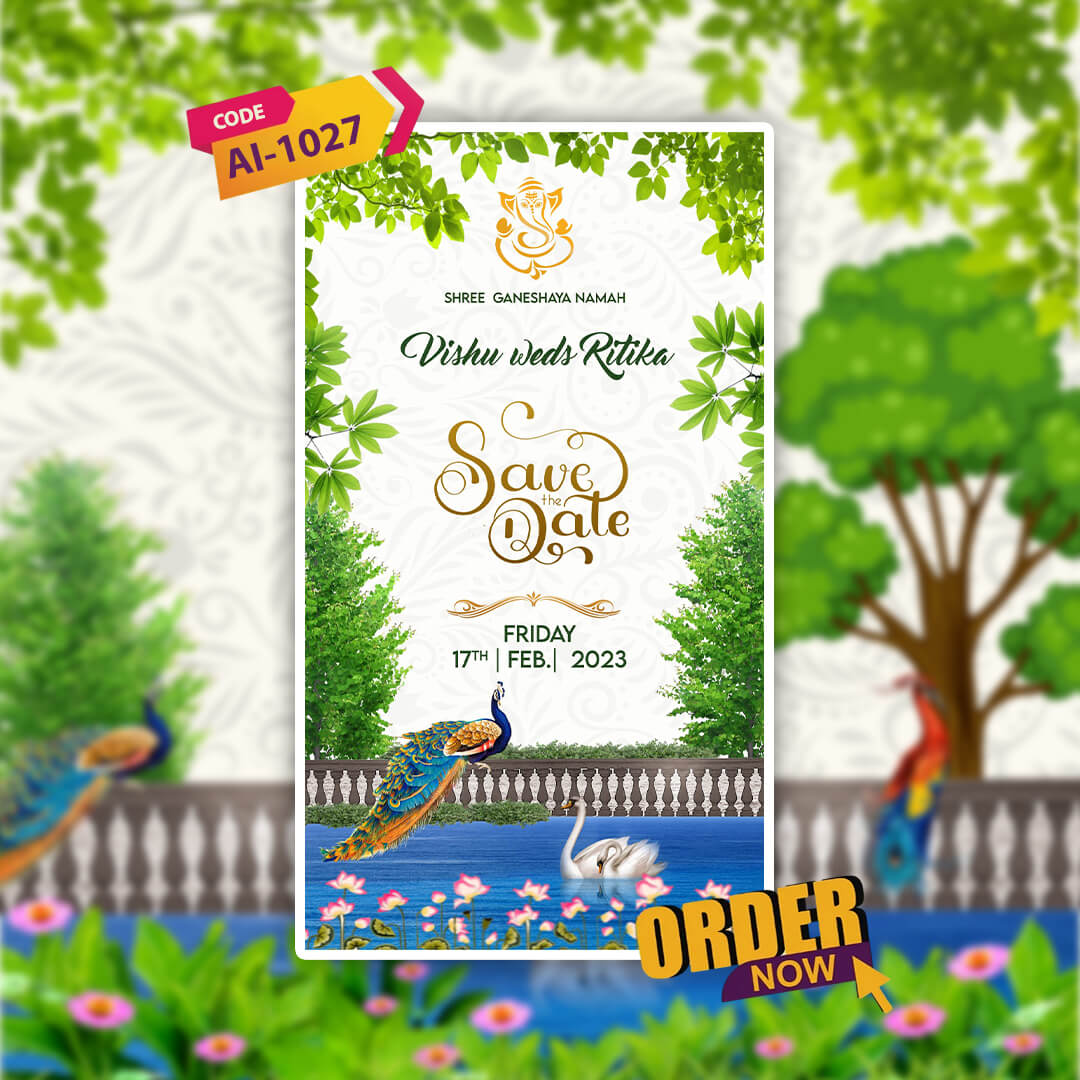 Wedding Video Invitation | Modern Theme | AI-1027
