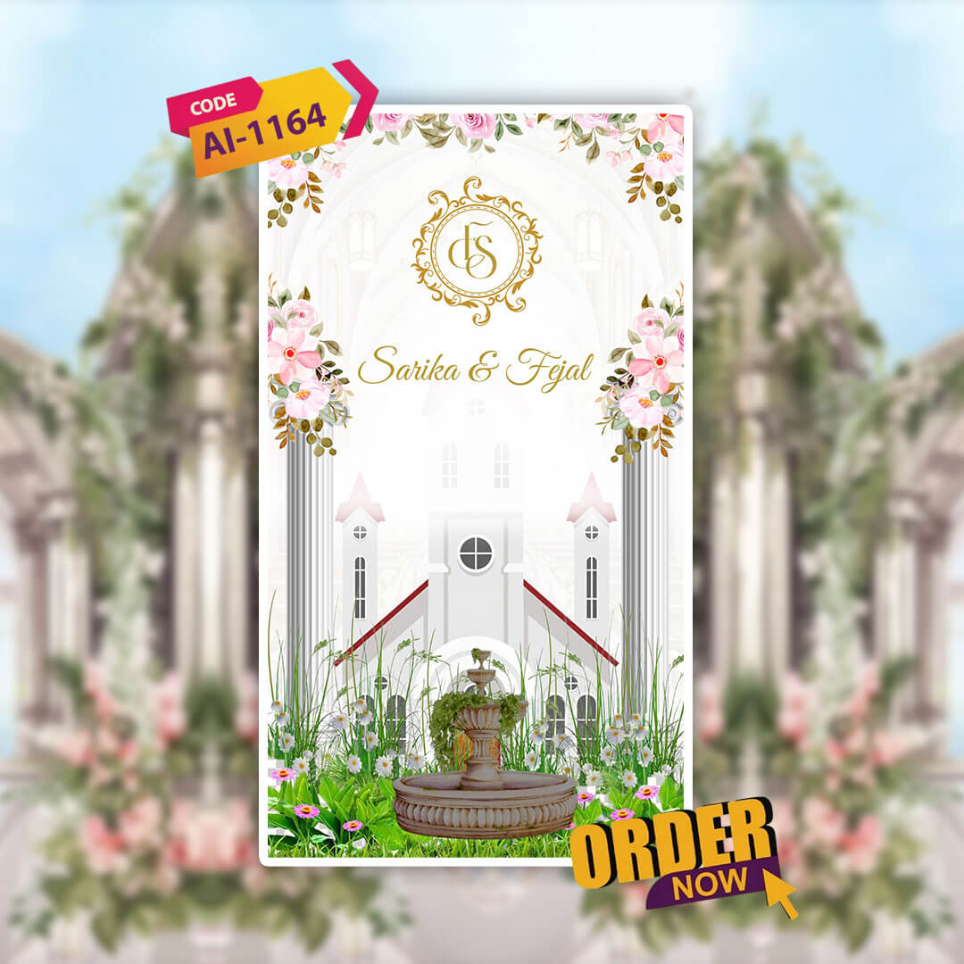 Christian Wedding Invitation Video | Elegant theme | AI-1164