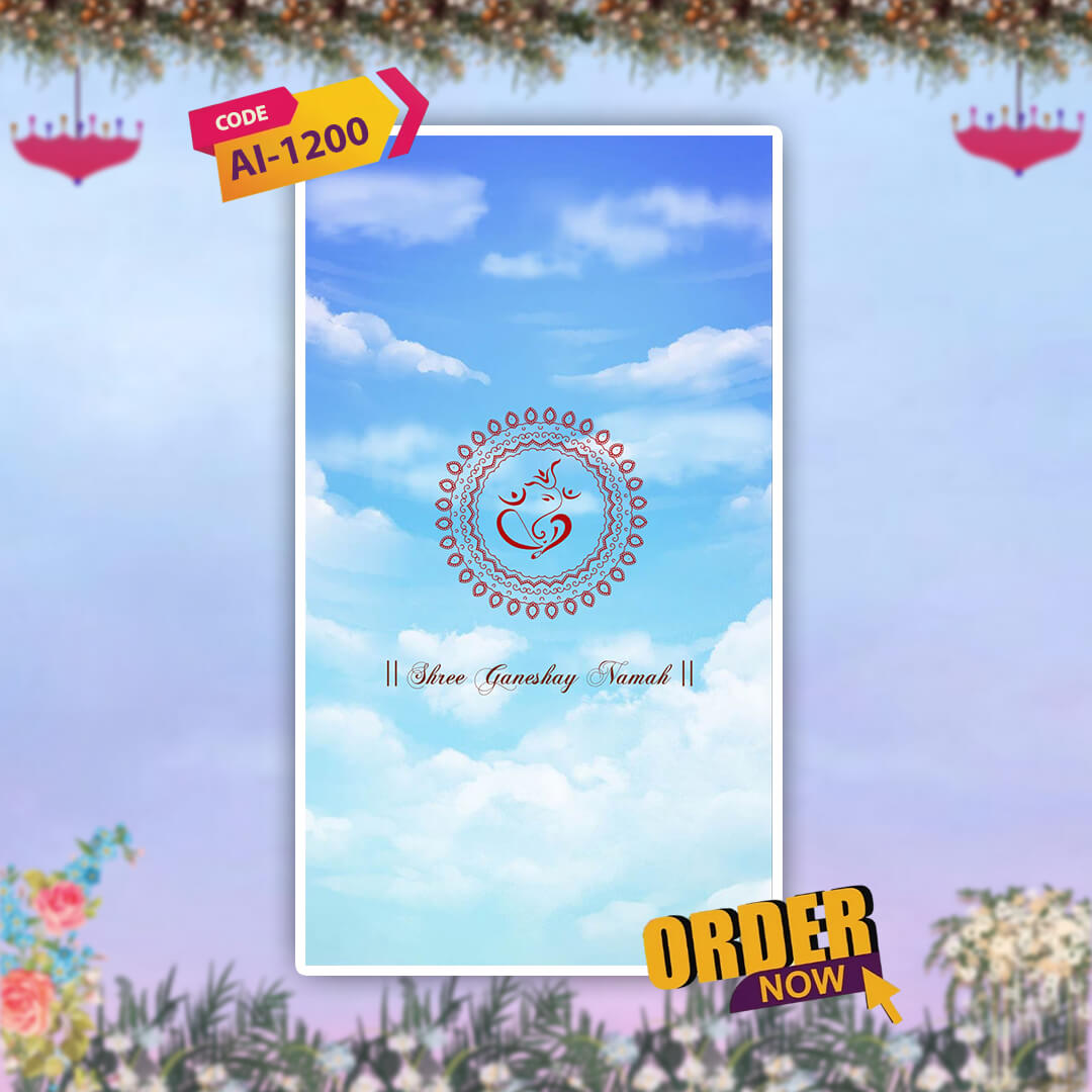 Custom Love Story Wedding Invitation Video | AI-1200