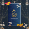 Engagement & Ring Ceremony Video Invitation | Navy Blue | AI-1119