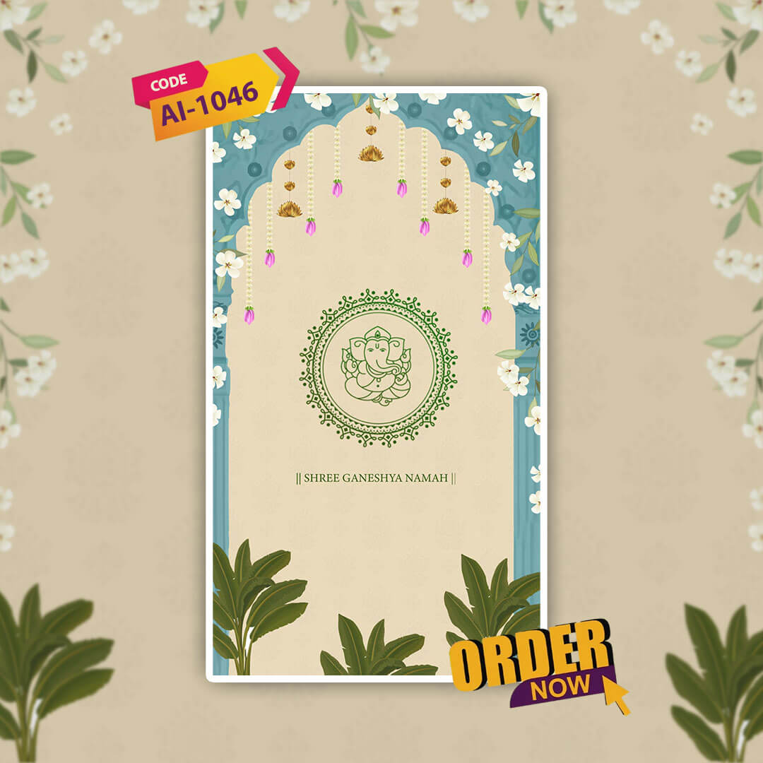 Thread Ceremony Invitation Video | Elegant Digital Invite | AI-1046