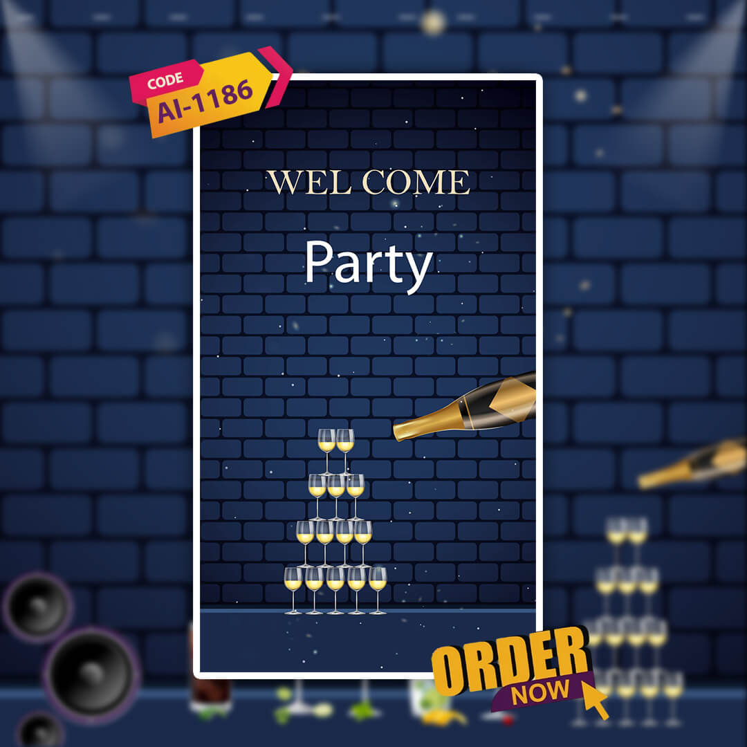 Bachelor Party Invitation Video | Musical Theme | AI-1186