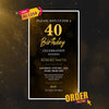 Digital Birthday Invitation Video | Bold Style | AI-1258