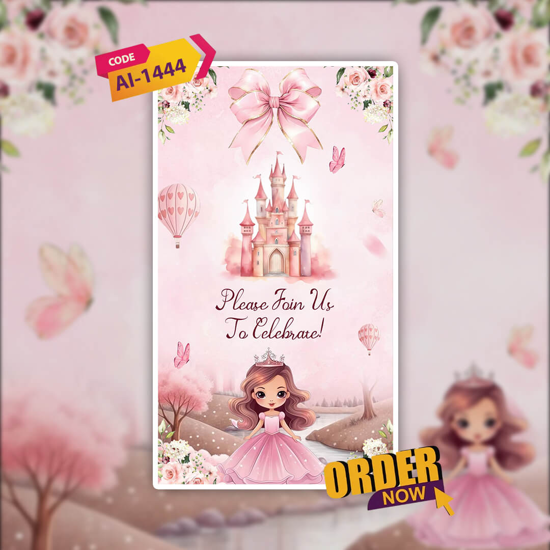 Birthday Invitation Video | Sweet Style | AI-1444