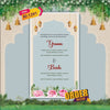 Sikh Wedding Invitation Video | Golden Blossom Theme | AI-1291