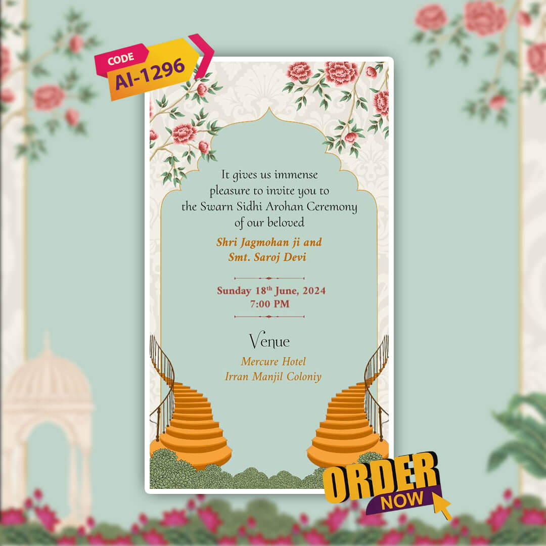 Swarn Sidi Invitation Video | Modern Invite | AI-1296