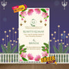 South Indian Wedding Invitation Video | Pink Flowers Theme | AI-1150