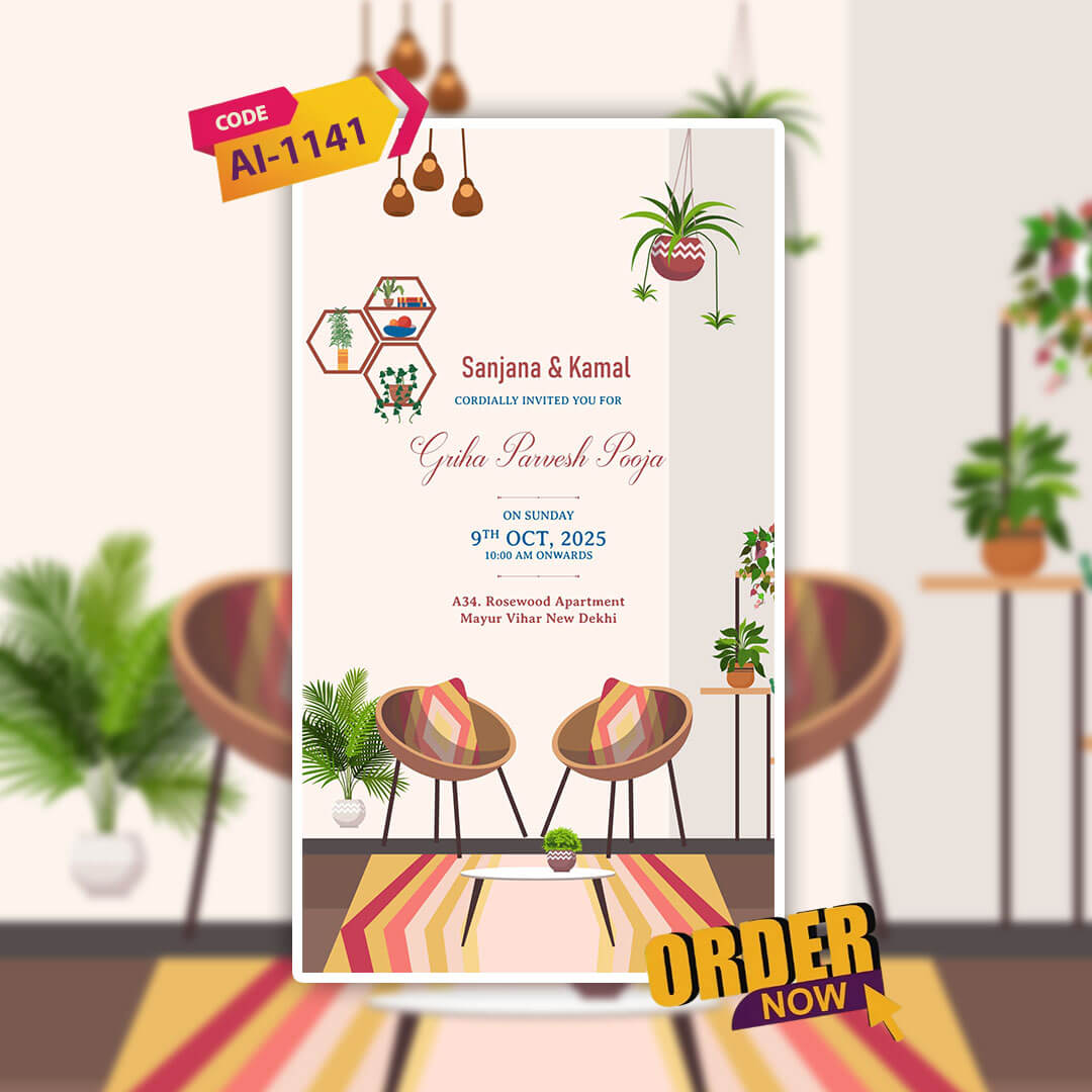 House Warming Ceremony | Luxury Theme | AI-1141