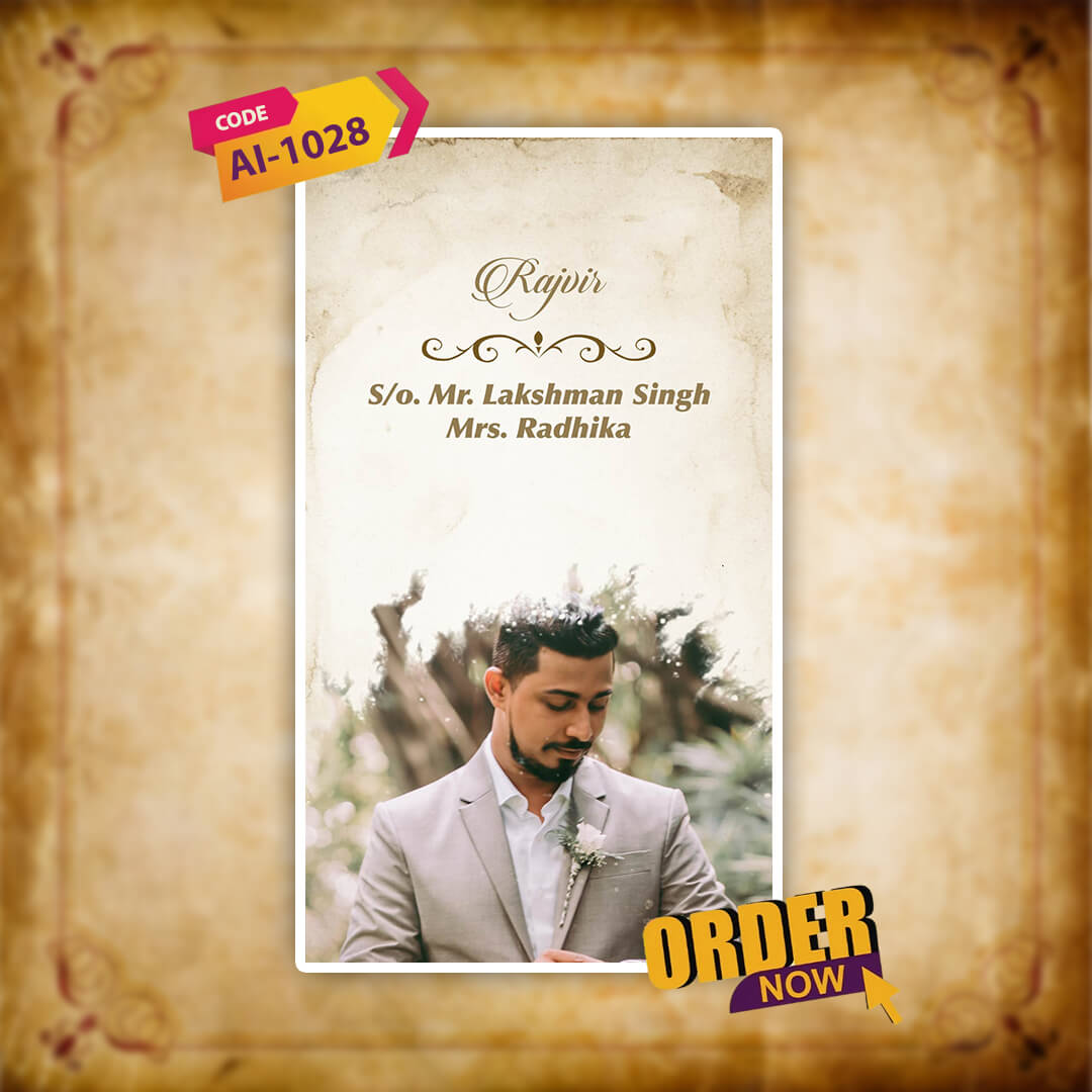 Wedding Video Invitation | Classis | AI-1028