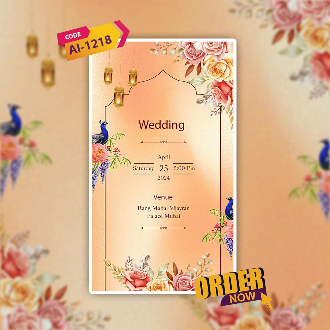 Jain Wedding Video Invitation | Exquisite Digital | AI-1218