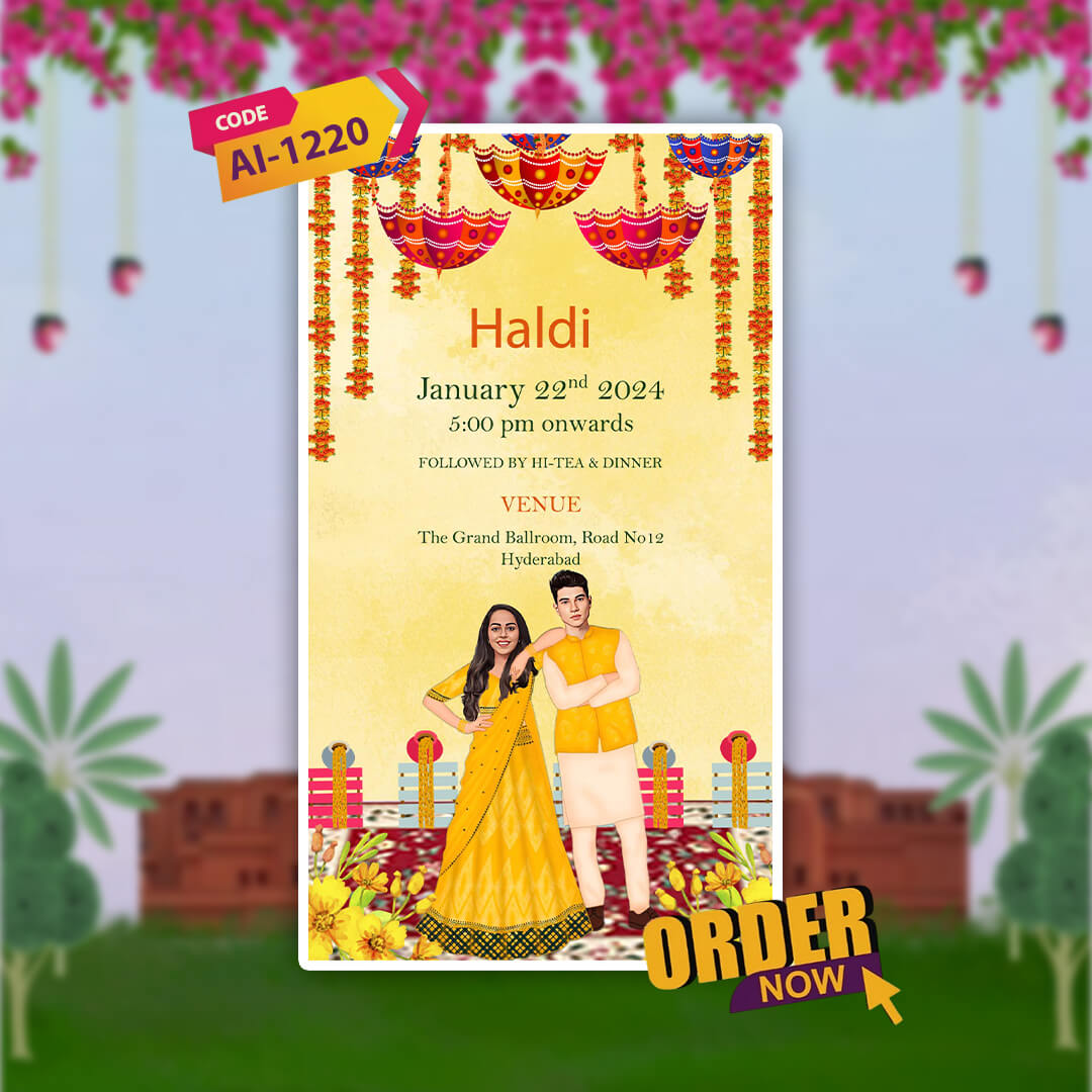 Jain Wedding Video Invitation | Cultural Cues| AI-1220