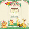Birthday Invitation Video | Zoo Theme | AI-1055
