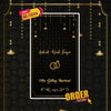 Wedding Video Invitation | Black Themed| AI-1026