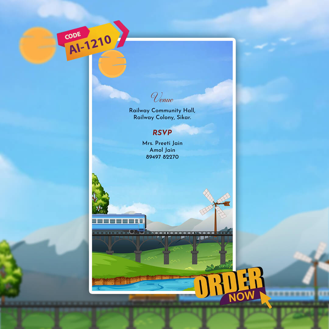 Retirement Party Invitation Video | Custom Digital Invite | AI-1210