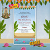 Half Saree Ceremony Invitation Video | Saree eCard | AI-1074