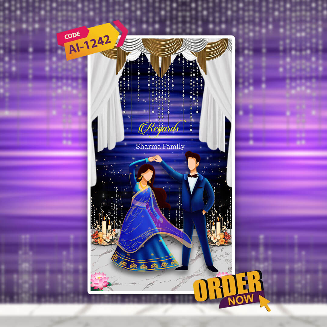 Sangeet Ceremony Invitation Video | AI-1242