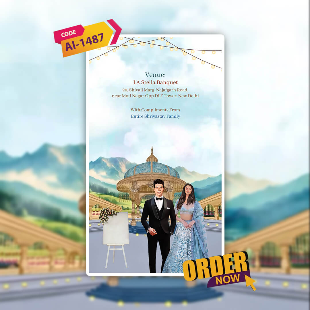 Engagement & Ring Ceremony Video Invitation | Inspired | AI-1487