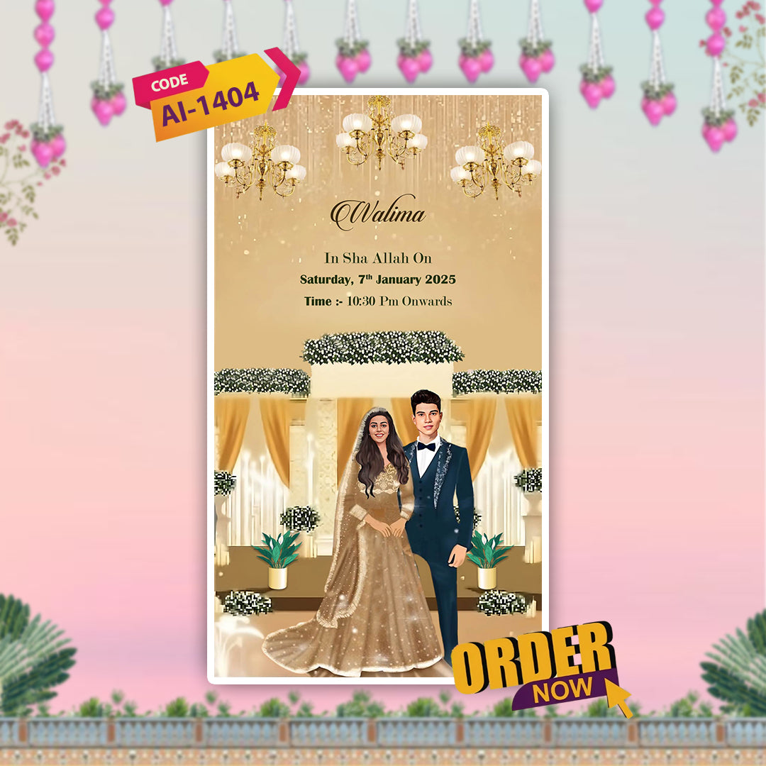 Walimah invitation video