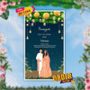 Sikh Wedding Invitation Video | Pink Floral Delight Theme | AI-1294