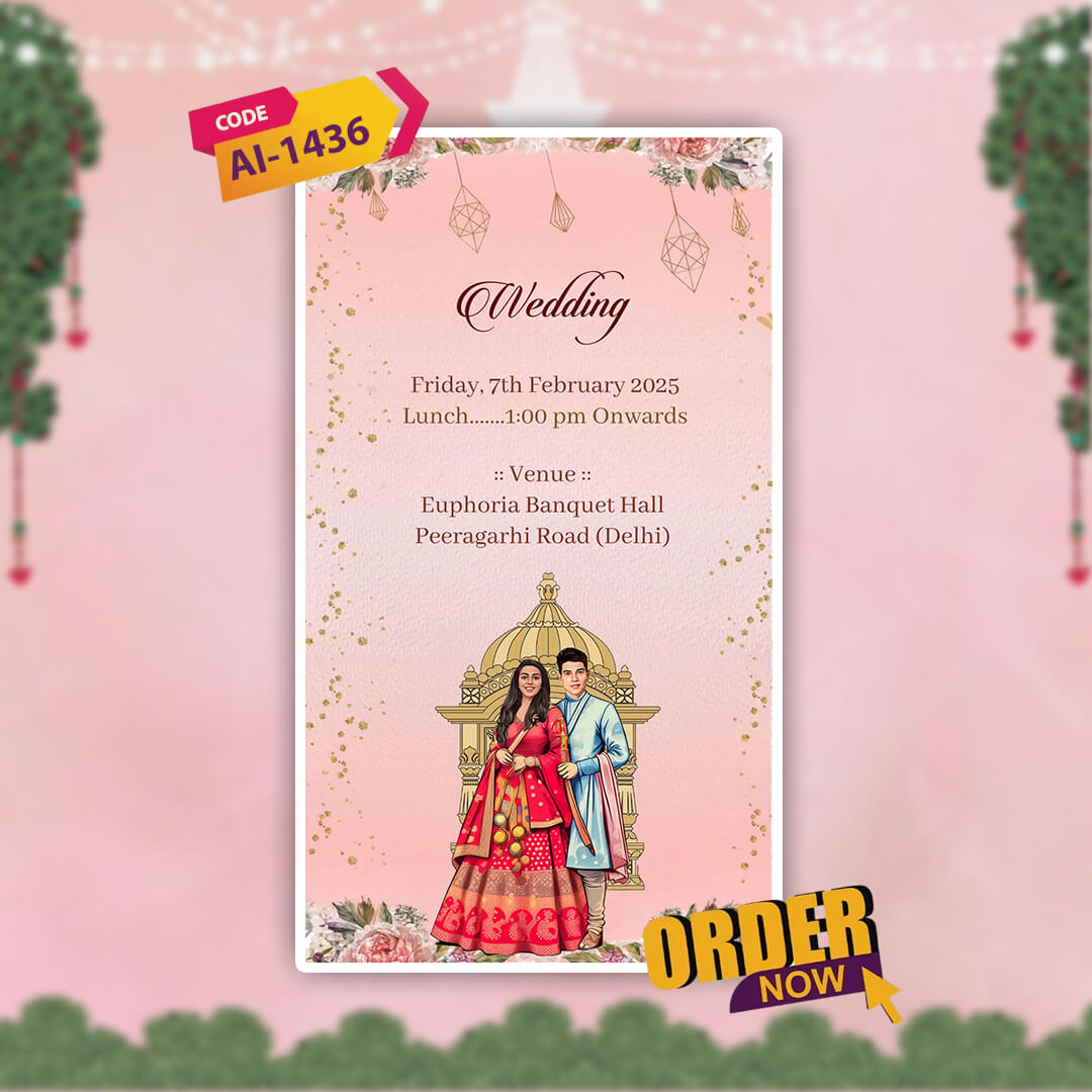 Sikh Wedding Invitation Video | Unique E‑Invite | AI-1436
