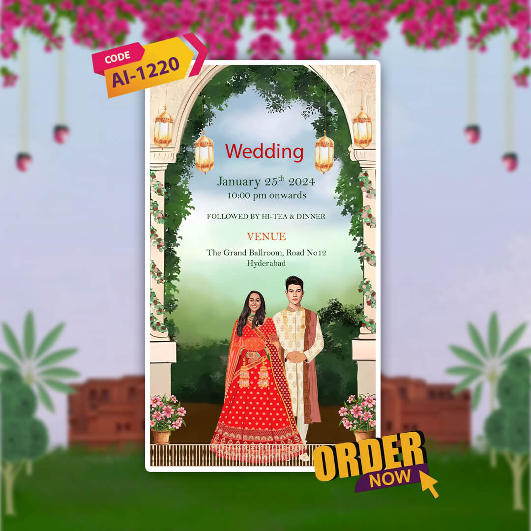 Jain Wedding Video Invitation | Cultural Cues| AI-1220