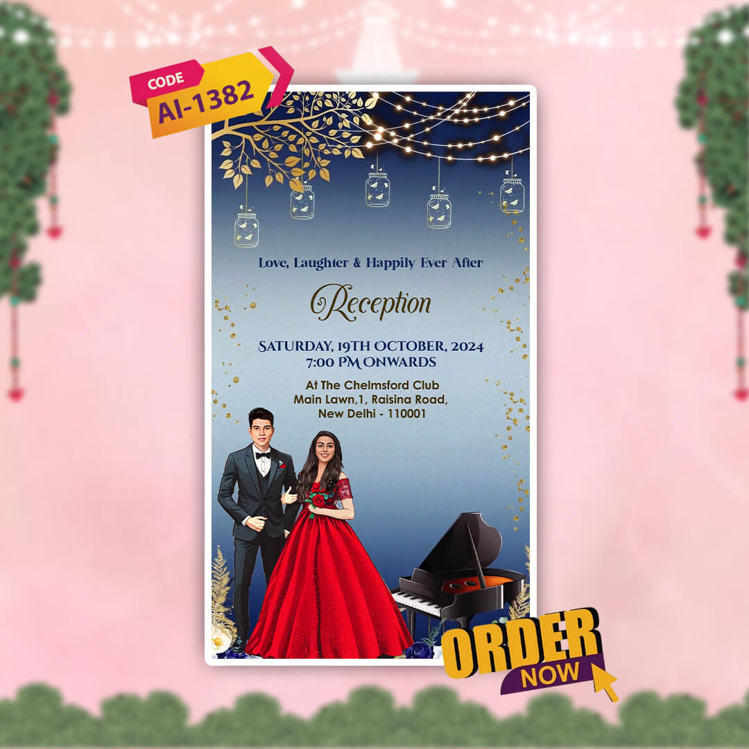 Sikh Wedding Invitation Video | Magical Theme | AI-1382
