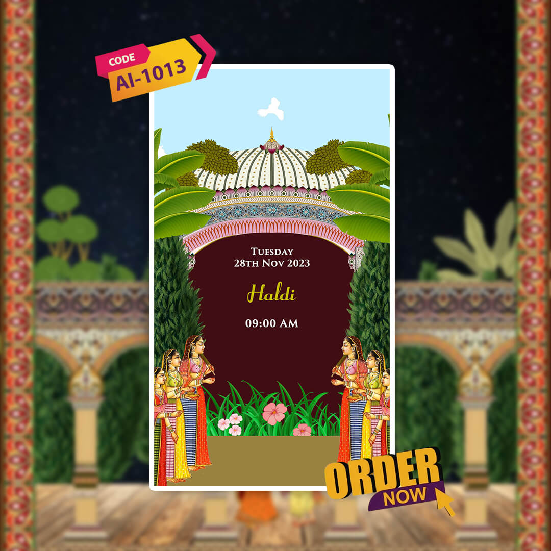 Wedding Video Invitation | animated | AI-1013