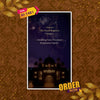 Digital Wedding Invitation Video | Dark Blue Fireworks | AI-1481