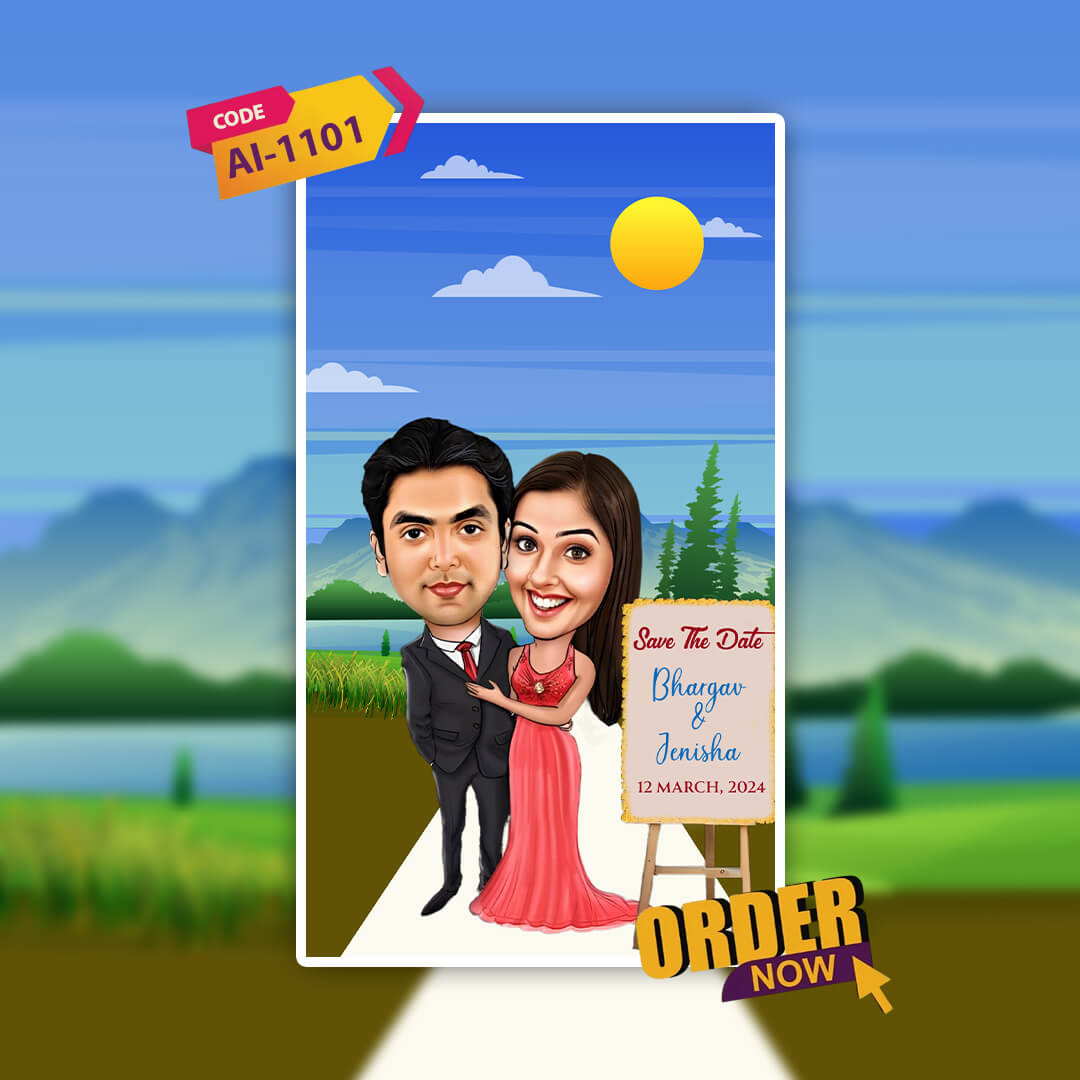 Save The Date Invitation Video & Days to Go Invites | AI-1101