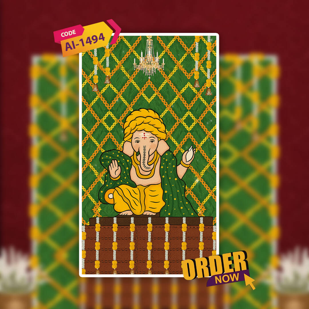 Ganesh Chaturthi Invitation Video | Devotional Festive| AI-1494
