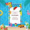 Pool Party Invitation Video | Blue Style | AI-1179