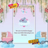 personalized digital balloon baby shower video