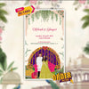 Digital Wedding Invitation Video | Vibrant Animated Invite| AI-1486