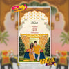 South Indian Wedding Invitation Video | Traditional Invite| AI-1402
