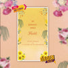 Digital Wedding Invitation Video | Floral theme |AI-1366